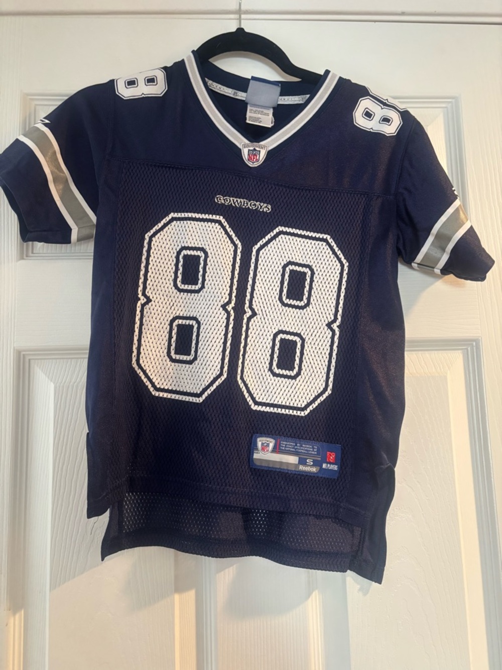 Kids Cowboys NFL #88 Navy Football Jersey - Youth Small (8)